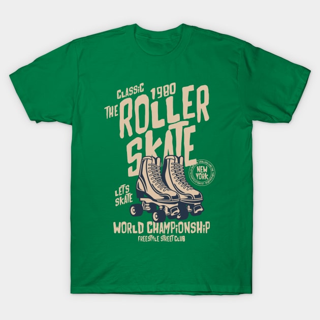 Roller skate T-Shirt by lionkingdesign